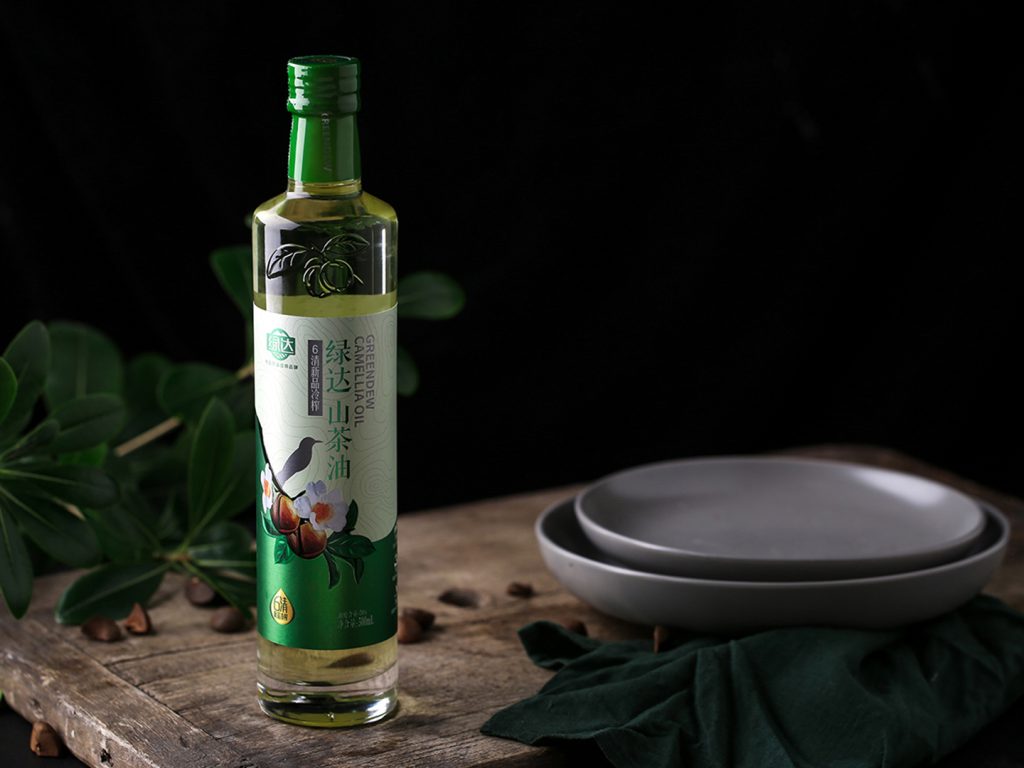 绿达初榨山茶油500mL*2