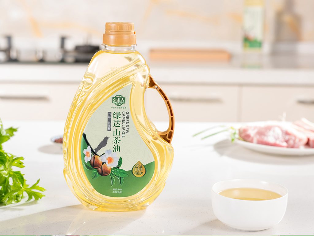 绿达冷榨山茶油1.8L