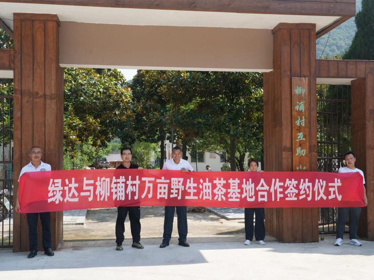 村企共建油茶产业｜绿达山茶油与柳铺村万亩野生油茶基地完成签约缩略图